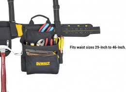 Delantal combinado de 20 bolsillos y tirantes de estilo yugo DeWalt1